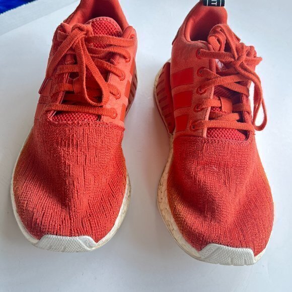 Adidas Mens Originals NMD R2 Primeknit Shoes BY9915 Burnt Orange Size 8 Athletic main image 7